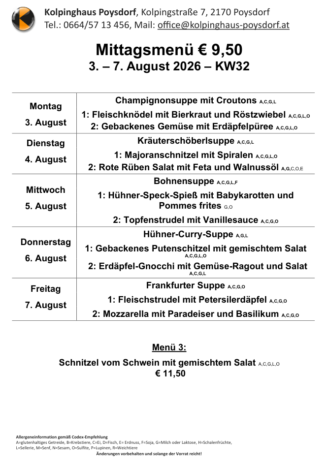 menueplan